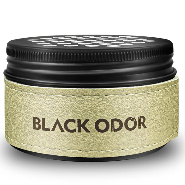 Black Odor Fashion Car Fragrance Gel Air Freshener – Long-Lasting Rose Dew Scent – 100g Odor Eliminator for Car, Home & Office